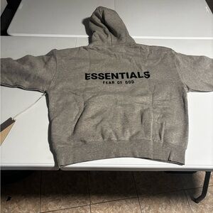 Essentials XS men’s hoodie color “dark oatmeal” 
Never worn with tags